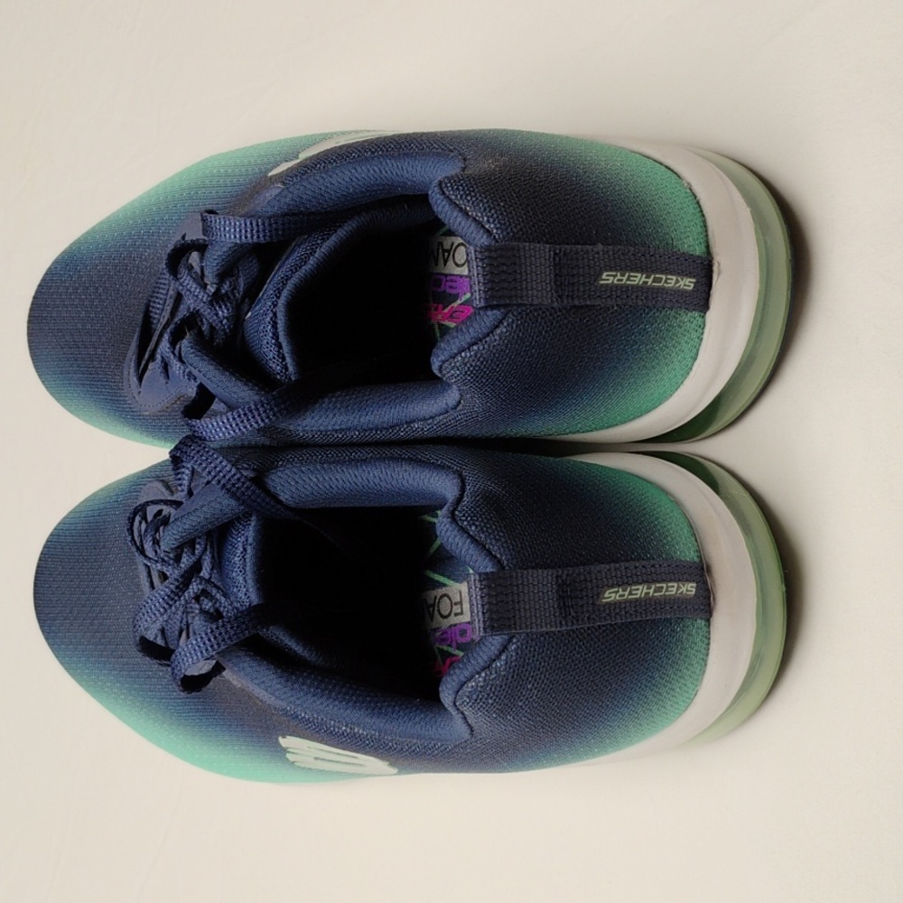 Skechers 2 tone blue shoe - Picture 4 of 5